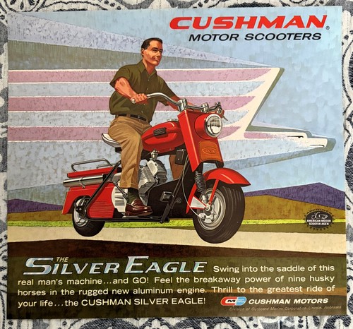 1962 1965 cushman silver - cushman,