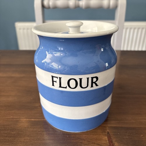 Green cornishware flour - green,