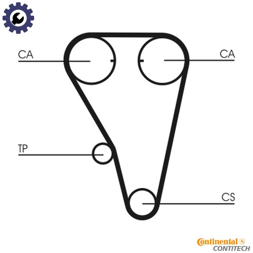 Timing belt ct803 for land - timing,