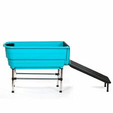Pedigroom Pet Dog Booster Bath With Ramp Plastic Mobile Portable Grooming Tub