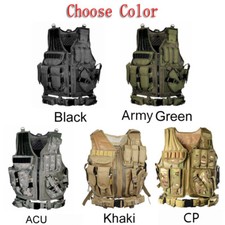 Tactical Vest Police Military Airsoft Hunting Combat Assault Field outdoor SWAT-