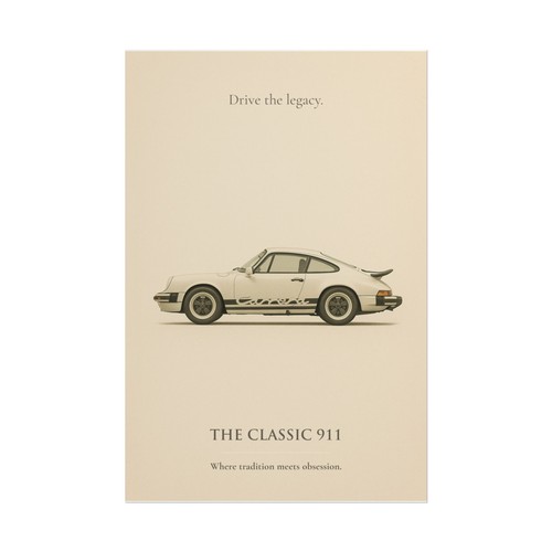 Porsche 911 carrera poster - 911,