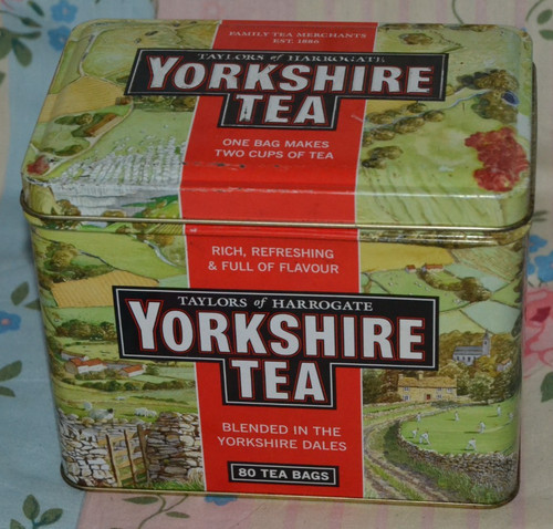 Vintage yorkshire tea tin - tea,