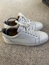 Louboutin Men's Trainers Size UK 7.5 Louis Junior Flat Calf EU 41.5