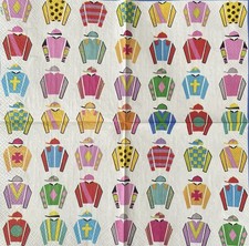 2 x Jockey Silks Single Paper