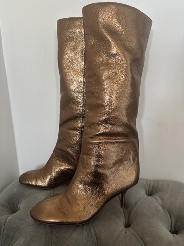 Zara women metallic kitten - zara,