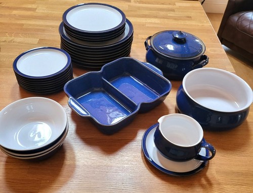 Denby imperial blue tableware - denby,