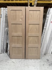 X2 78x24” 35mm Oak Shaker 4p Internal Doors (price For Both)