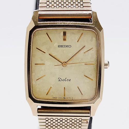 Seiko 7741 5140 watch gold - 5140,
