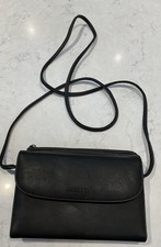 Small Black Leather Rosetti