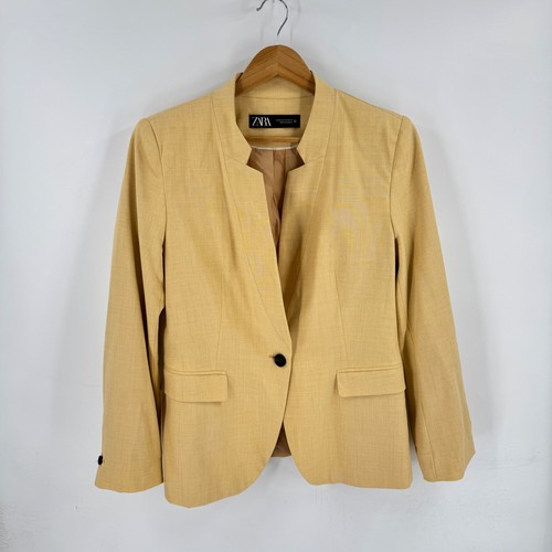 Zara blazer yellow size - size, 12