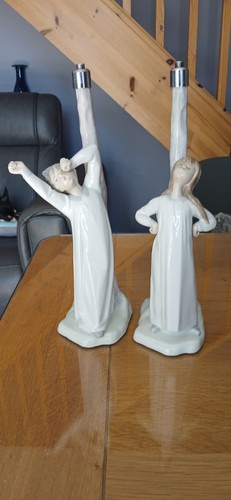 Two lladro nao bedside - lladro,