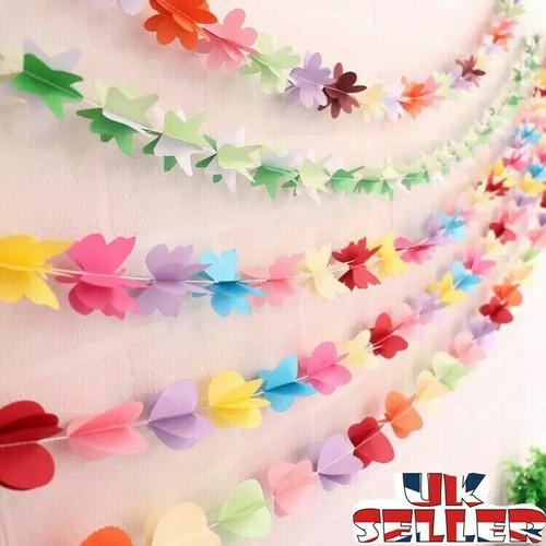 Paper flower garland - paper,