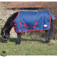 Foal/Pony Turnout Rug  Rhinegold Dottie Torrent Lightweight No Fill Outdoor Rug