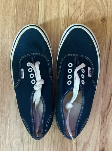 Vintage vans made usa navy - vans,