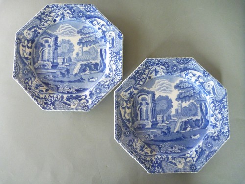 Copeland spode blue - blue, italian