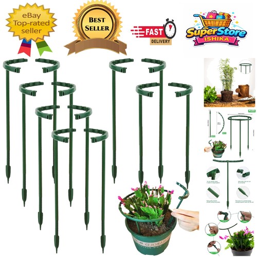 Green plant support rings - rings,
