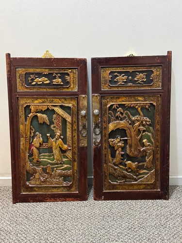 Pair antique 19th qing - pair,