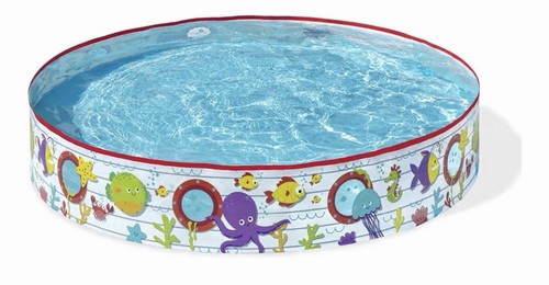 Kids round paddling pool ocean - round,