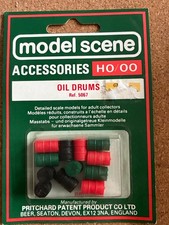 HO/OO MODEL SCENE OIL DRUMS