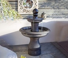 Simplicity Black Water Feature Contemporary Garden Self Contained