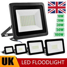 10-100W LED Floodlight Spot Light Watt Security Flood Lights Outdoor Garden Lamp