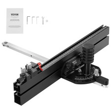 VEVOR Precision Table Saw Miter Gauge Standard Slot 3/4'' x 3/8'' 18 in Grating