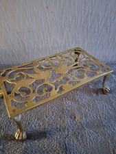 Antique Brass Kettle /  Plant