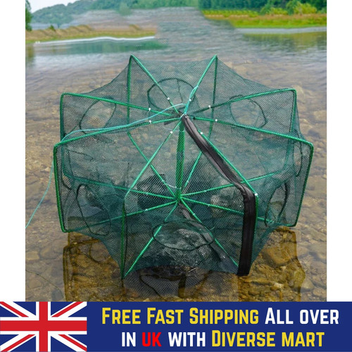 Folding fishing net trap - folding,
