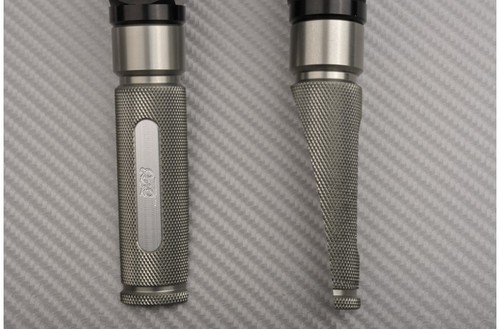 Titanium alu pair front - titanium-alu, of