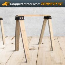 POWERTEC Plastic Sawhorse Brackets for Use with 2x4 Lumber (71026)