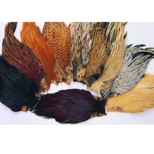 Fly tying cape - fly, naturals