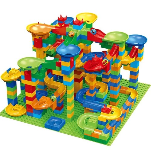 168pcs marble race run blocks - run,