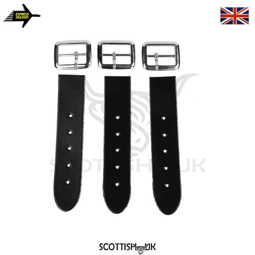 Genuine leather kilt strap - kilt,