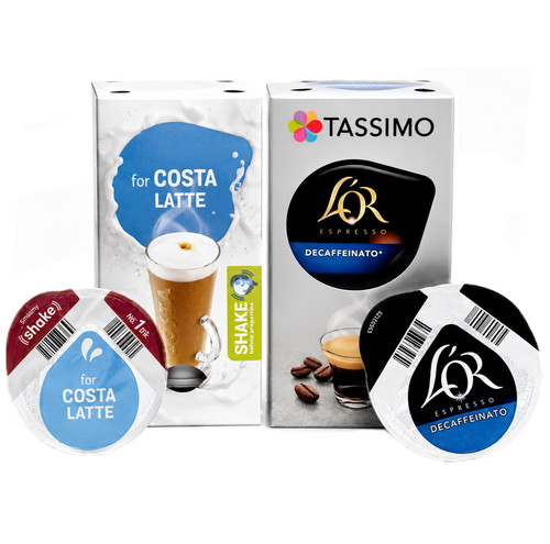 Tassimo decaf latte coffee - decaf,