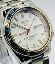 Seiko 5 Automatic 21 Jewels Water 50M Resist White Dial, 7S26-02T0 37mm Men’s