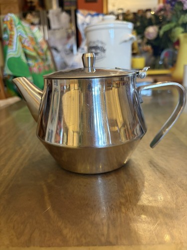 Stainless steel teapot - steel,