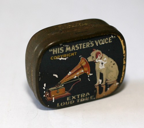 Gramophone needle tin his - needle,