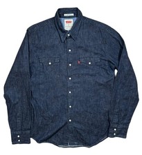 Levis Shirt Dark Blue Denim
