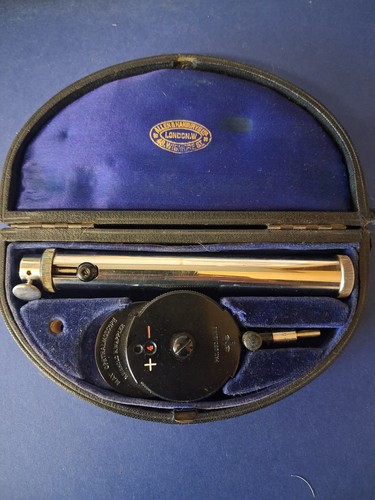 Vintage ophthalmoscope with - vintage,