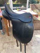 Albion SLK MW 17.5 Dressage Saddle Black Leather