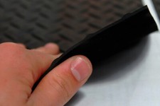 Black rear load area rubber