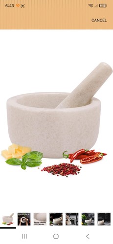 Mini pestle and mortar set - and,