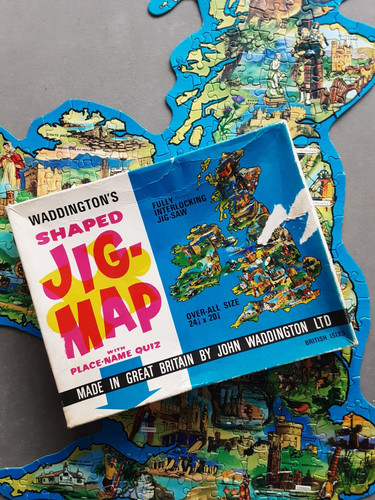 Vintage waddingtons jigsaw - vintage,