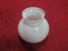 White Glass oil lamp shade