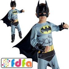 Rubies Official DC Comic Book Batman Boys Kids Fancy Dress Costume New