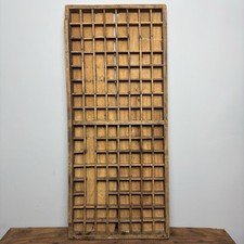 Vintage Wooden Printers Tray - Rustic Wooden Salvage - Wall Decor - #9