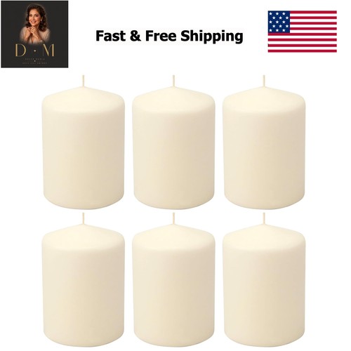 Unscented pillar candles - unscented,