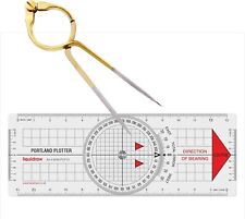Liquidraw Portland Course Plotter Navigation Divider Kit Marine Solid Brass 8"