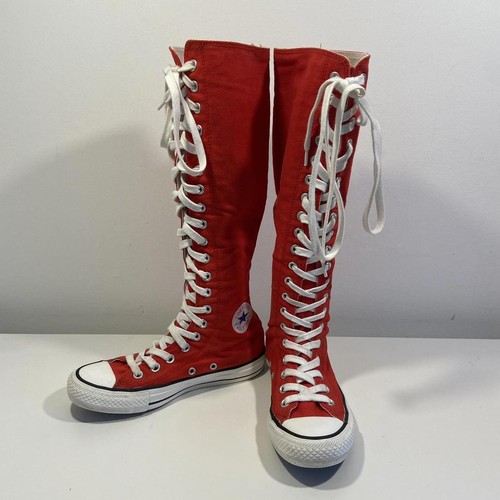 Converse knee high red - red, and